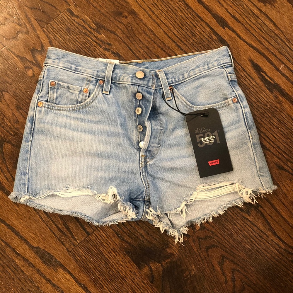 Levi 501 denim shorts